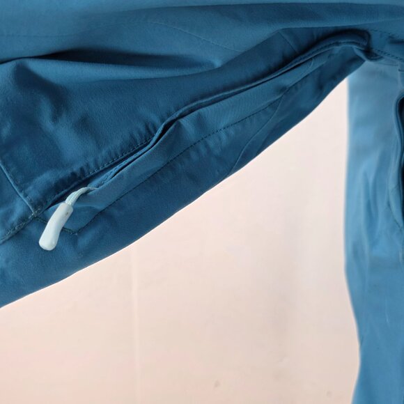 Marmot Gore Tex Hiking  Rain Jacket Full Zip Hooded Soft Shell Blue Sz S - Picture 10 of 16